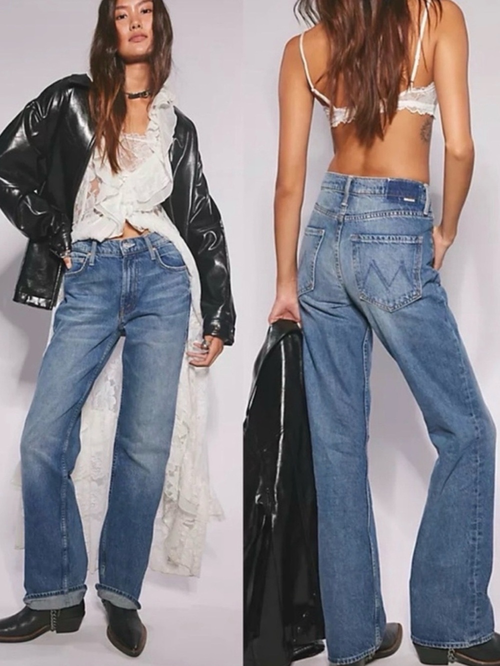 NWT MOTHER SUPERIOR Jeans Lil’ Mother Lil’ Reifler Early Blue Size 31